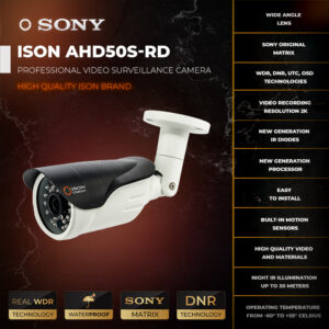 ISON AHD50S-RD 5MP AHD CCTV Camera