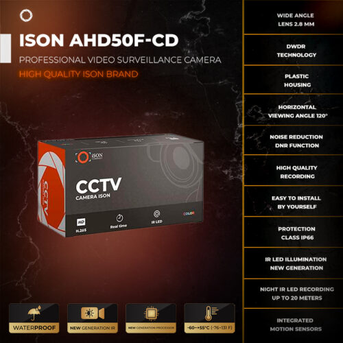 ISON AHD50F-CD 5MP 5MP AHD CCTV Camera-4