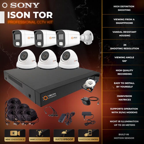 ISON TOR-6 K3 ISON TOR-6 K3 مع محرك أقراص صلبة سعة 1 تيرابايت