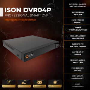 ISON-DVR04P DVR-2 PROFISSIONAL INTELIGENTE