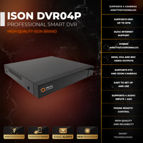 ISON-DVR04P SMART PROFESSIONAL DVR-2