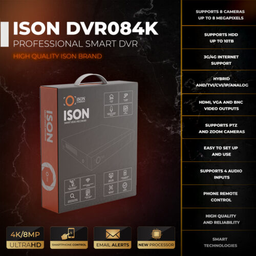 ISON-DVR084K SMART PROFESSIONAL DVR-2