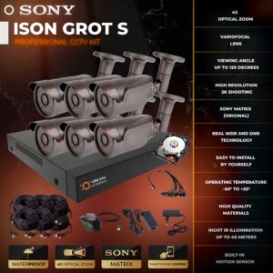 ISON GROT S-6 with 1000gb hard disk drive