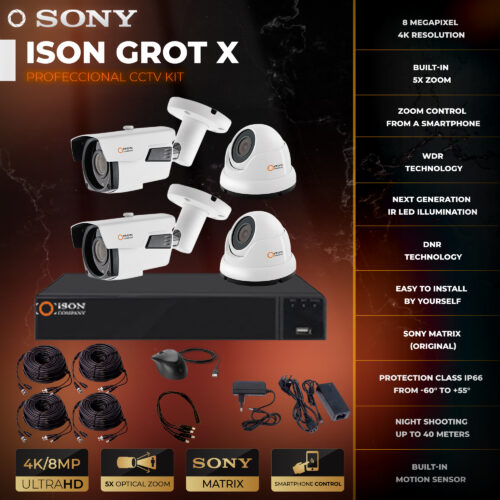 ISON GROT X-4 K2 ISON GROT X-4 K2 with 1TB hard disk drive