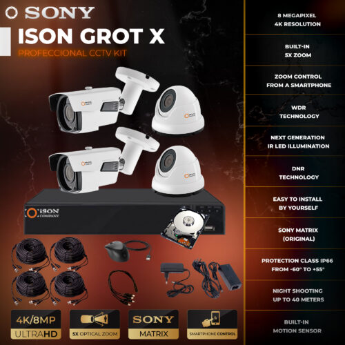 ISON GROT X-4 K2 with 1TB hard disk drive ISON GROT X-4 K2 with 1TB hard disk drive