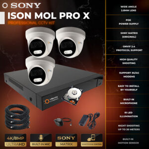 ISON MOL-3 PRO X 8 megapixels with hard disk 1tb
