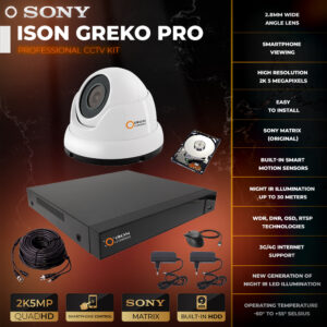 ISON GREKO-1K 5 megapixel video surveillance system WITH HDD