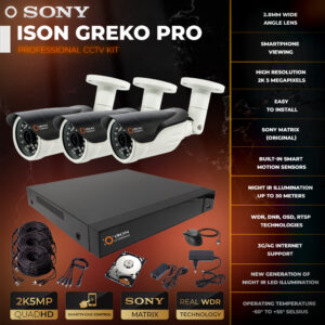 ISON GREKO-3 HDD'li 5 megapiksel video gözetim sistemi
