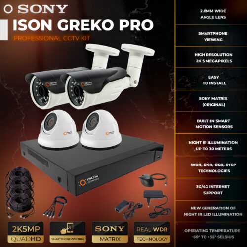 ISON GREKO-4 K2 5 megapixel video surveillance system
