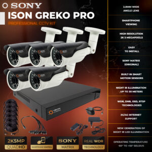 ISON GREKO-5 HDD'li 5 megapiksel video gözetim sistemi