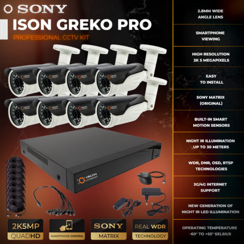 ISON GREKO-8 5 megapixel video surveillance system
