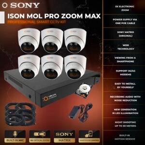 ISON MOL-6 PRO ZOOM MAX with hard disk drive