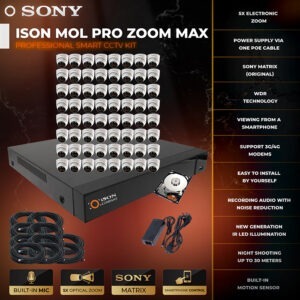 ISON MOL-64 PRO ZOOM MAX with 8tb hard disk drive
