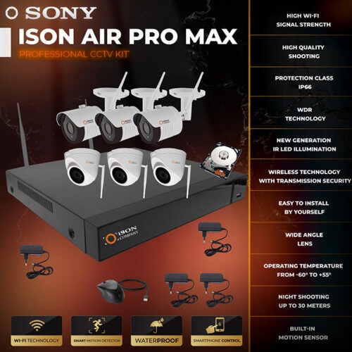 ISON AIR-PRO-MAX-6 K3 with hard disk drive