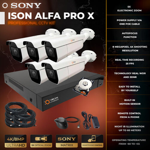 ISON ALFA PRO X-5 com unidade de disco rígido