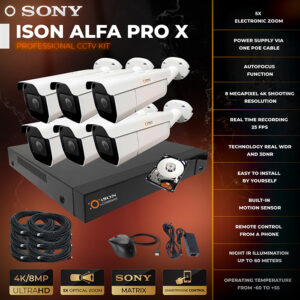 ISON ALFA PRO X-6 with hard disk drive