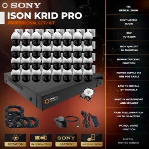 ISON KRID-PRO-32 with 8TB hard disk drive